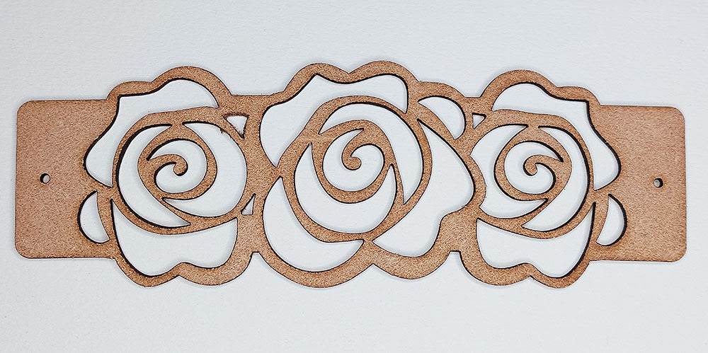 Back of bracelet before dyeing Back of bracelet before dyeing.