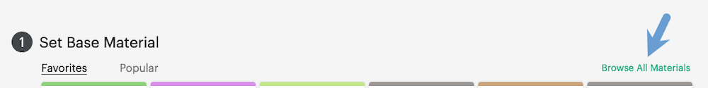 Step 3d: Select Browse All Materials Step 3d: I select Browse All Materials.
