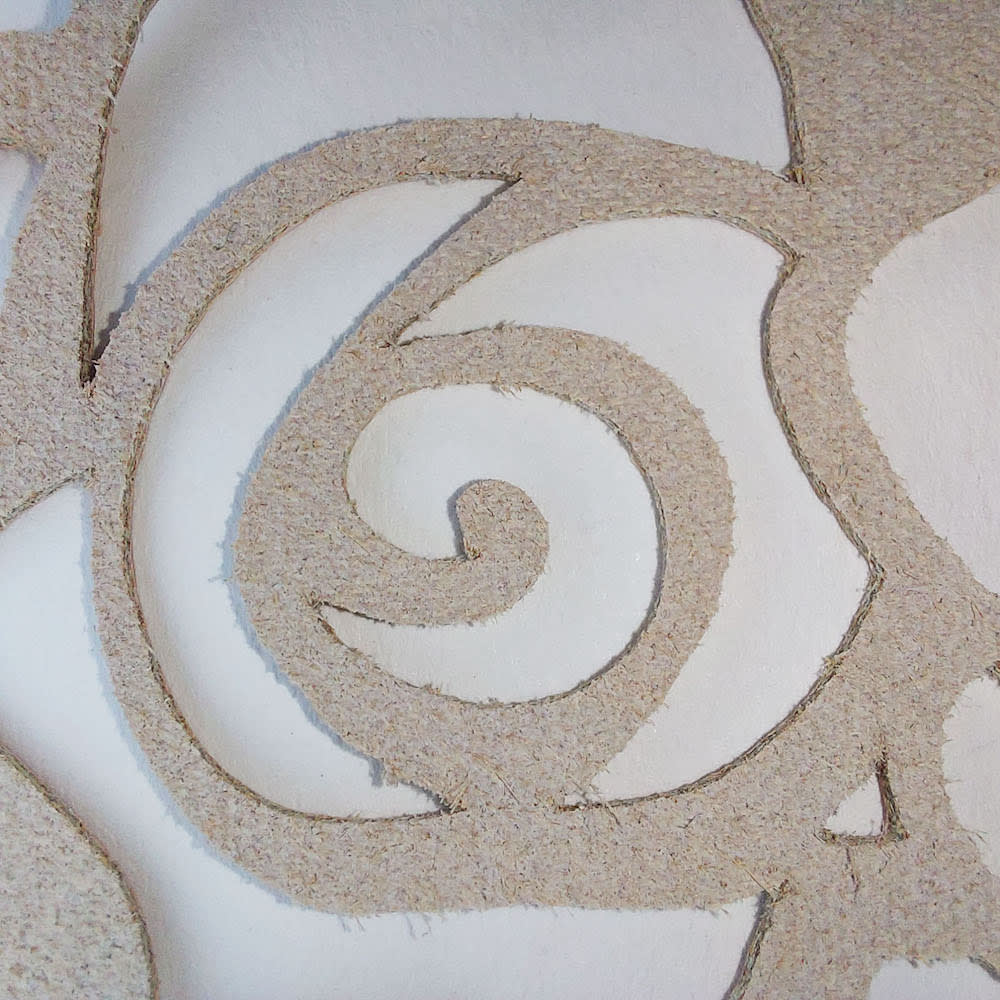 The finished result 5 The freshly cut leather bracelet closeup of the back.