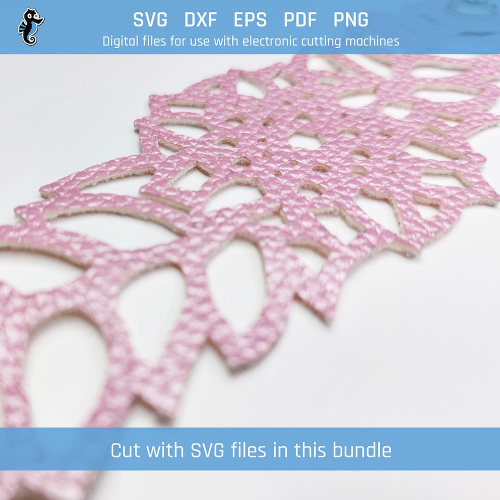 Flower demo bracelet 5 2 Bracelet made from a design in this bundle.