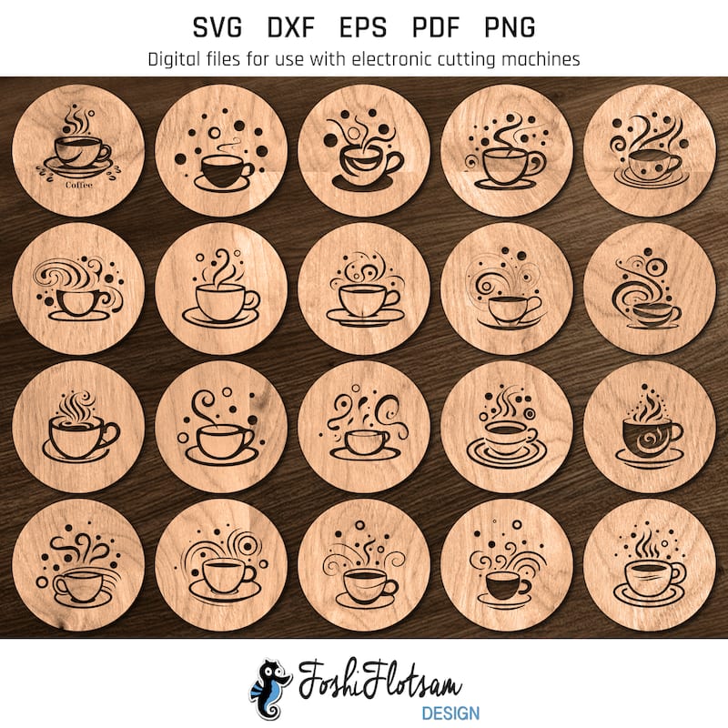Coaster SVG - Coffee coaster SVG bundle image 5 Coaster SVG - Coffee coaster SVG bundle image 5