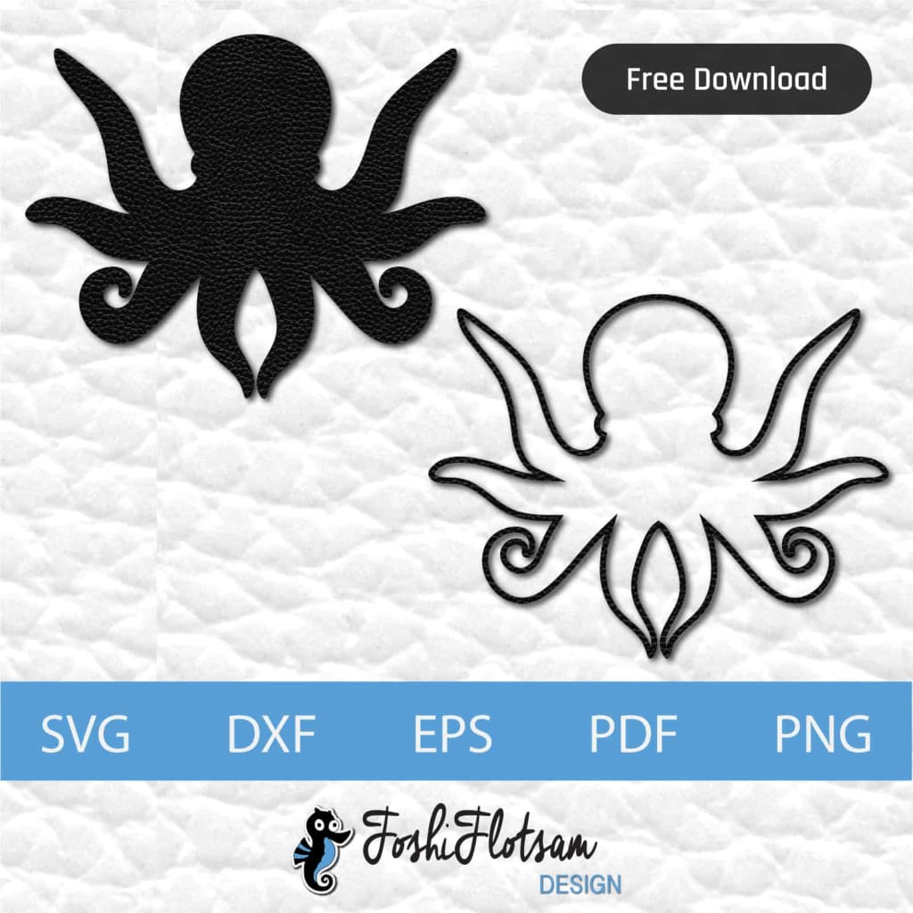 Free clipart SVG - Free octopus SVG clipart 2 1 free octopus clipart SVG file with an octopus design, including a solid silhouette and outline variations.