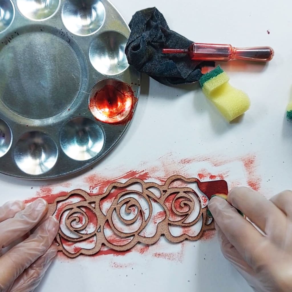 Step 7: Repeat steps 1 to 6 for the back of the bracelet Step 7: I repeat steps 1 to 6 for the back of the bracelet.