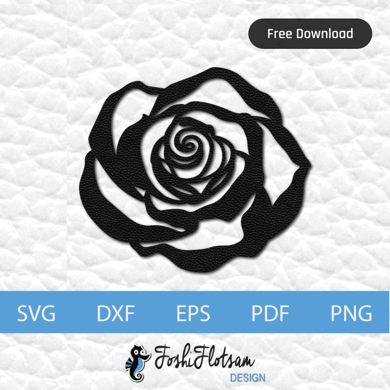 1 rose free clipart SVG file with single rose design.