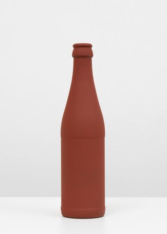 Pigment print titled 'Vichy-shape 2 (Red Brown)', 2019, from the series DIN