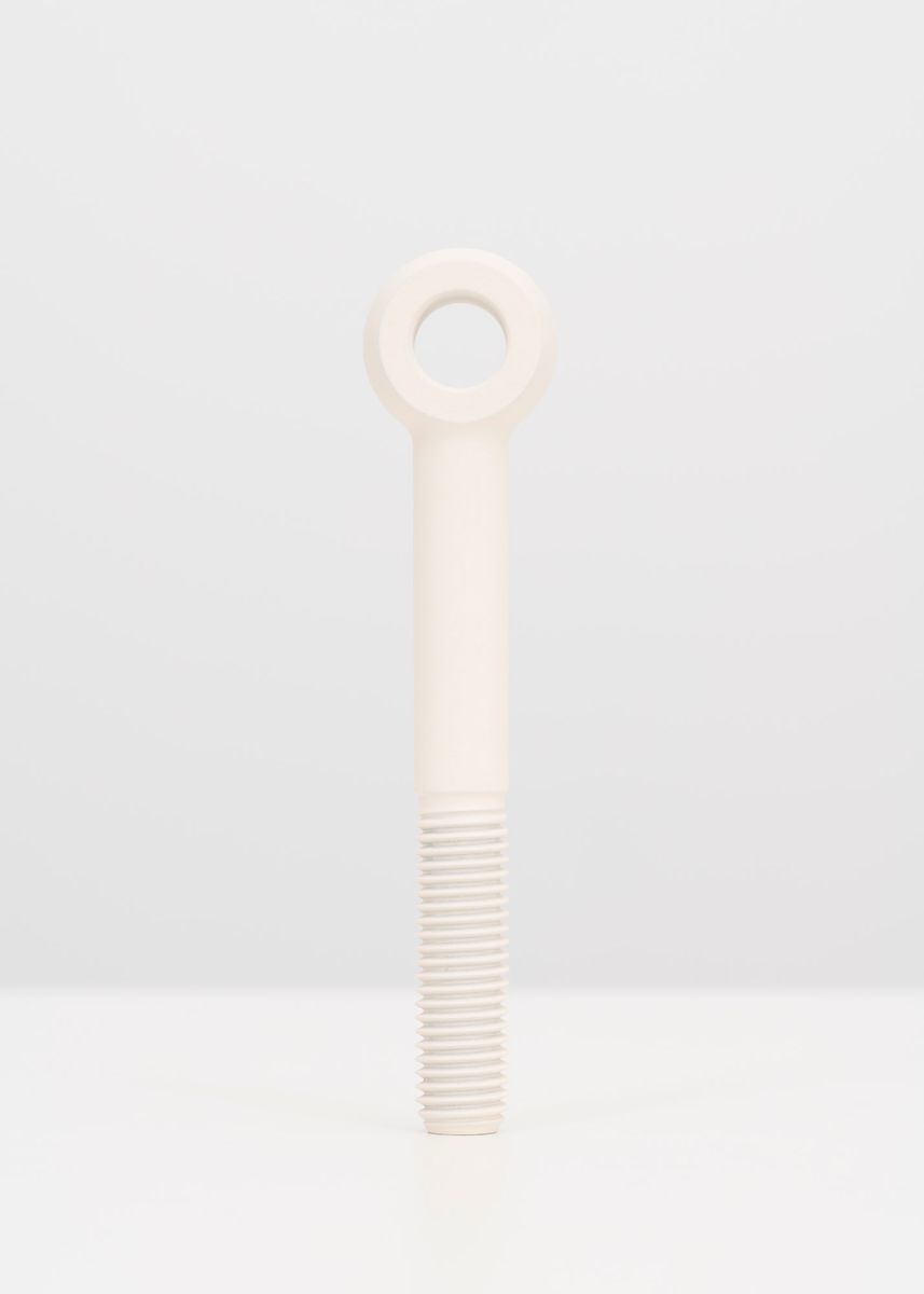 Pigment print titled 'Eye Bolt (Cream White)', 2022, from the series DIN