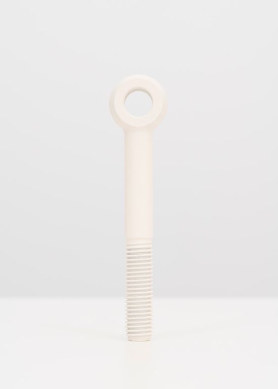 Pigment print titled 'Eye Bolt (Cream White)', 2022