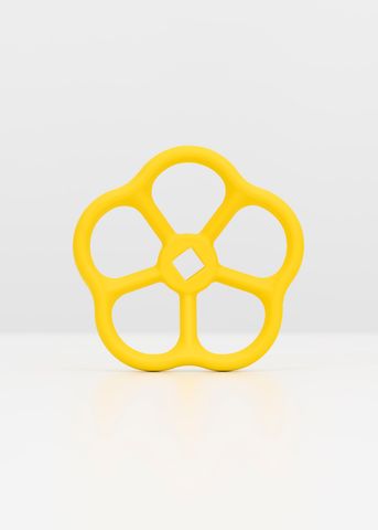 Pigmentdruck mit dem Titel 'Handrad (Gelb)', 2022, aus der Serie DIN