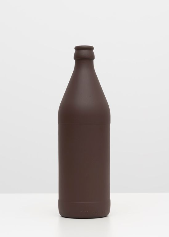 Pigment print titled 'Euro-shape (Chocolate Brown)', 2021, from the series DIN