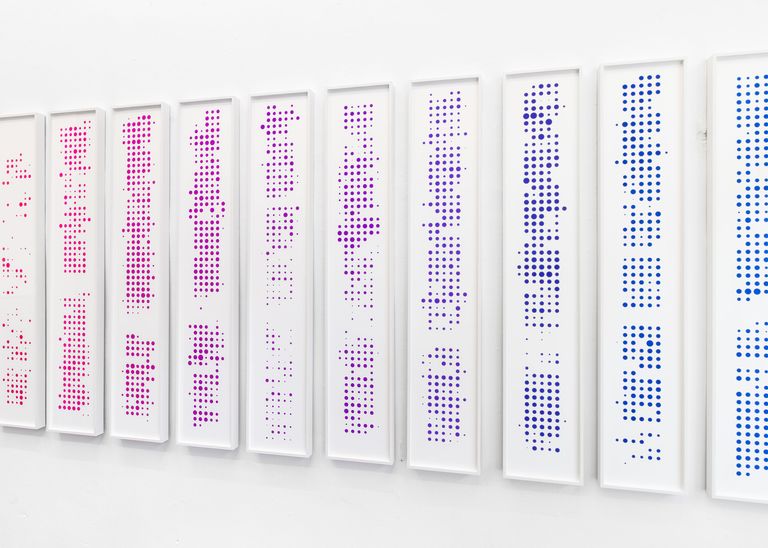 Installation view of Mitte Media Festival exhibition