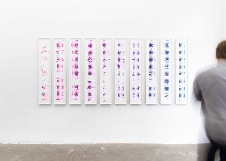 Installation view of Mitte Media Festival exhibition