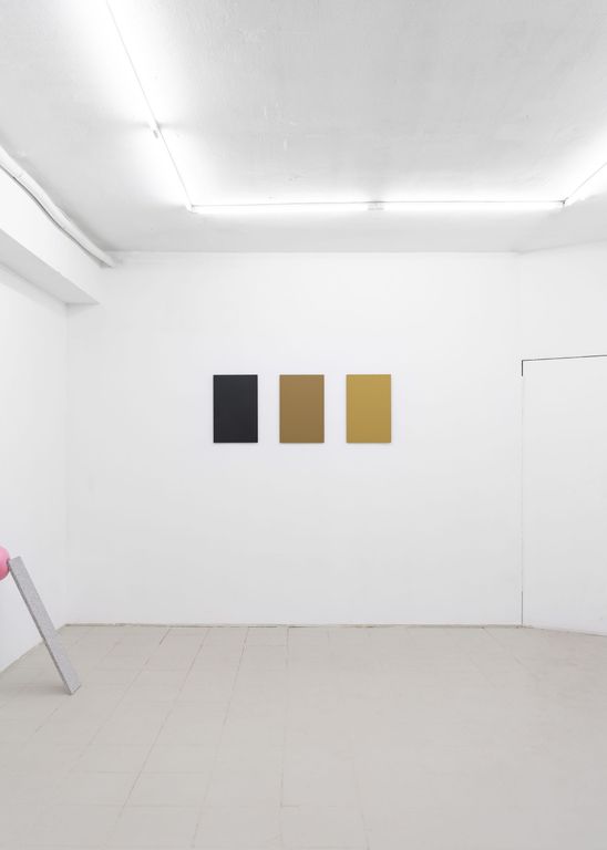 Installation view of Missing Links at Daily Lazy Projects, 2018