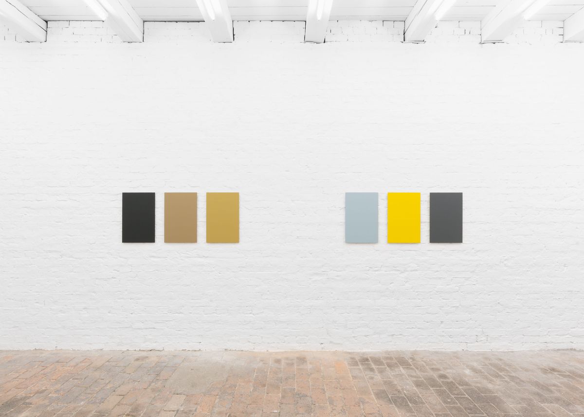 Installation view of Carsten Becker – RAL at Frontviews, 2018