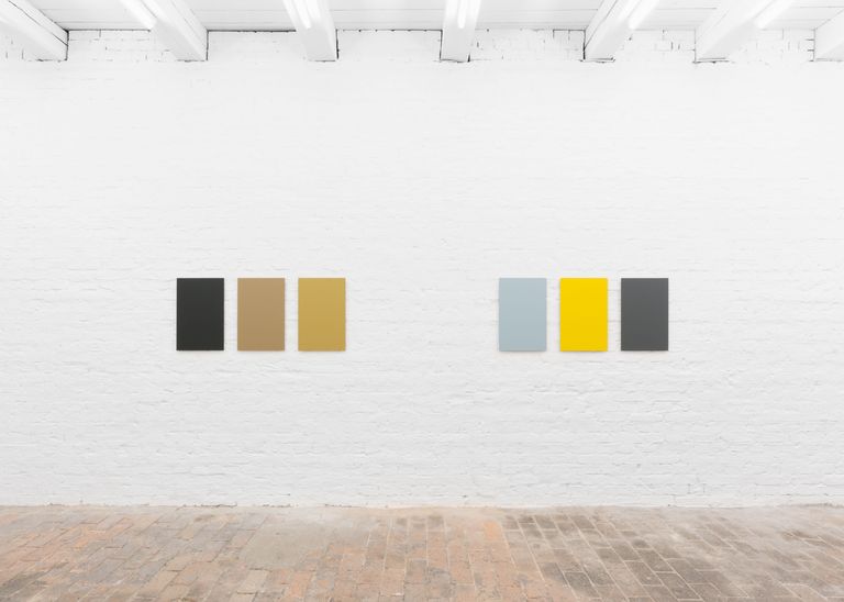 Installation view of Carsten Becker – RAL at Frontviews, 2018