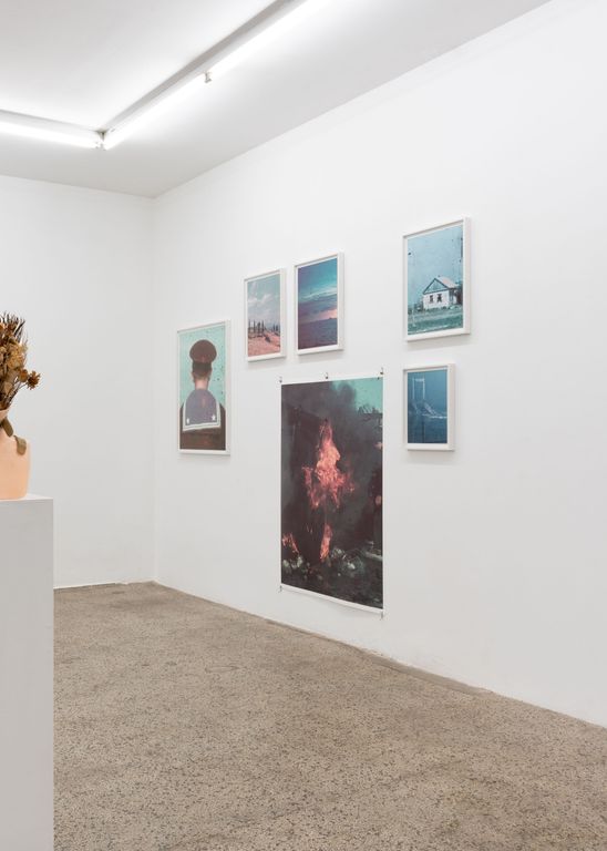 Installation view of Bed Manners at Kunstpunkt Berlin, 2019