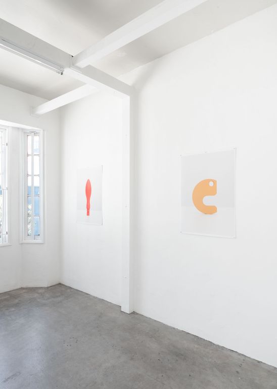 Installation view of Continental Colors at Noysky Projects, 2022