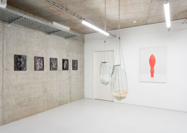 Installation view of A:prés D:éssert at A:D: Curatorial, 2023
