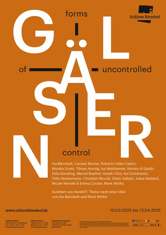 Exhibition invitation for Gläsern