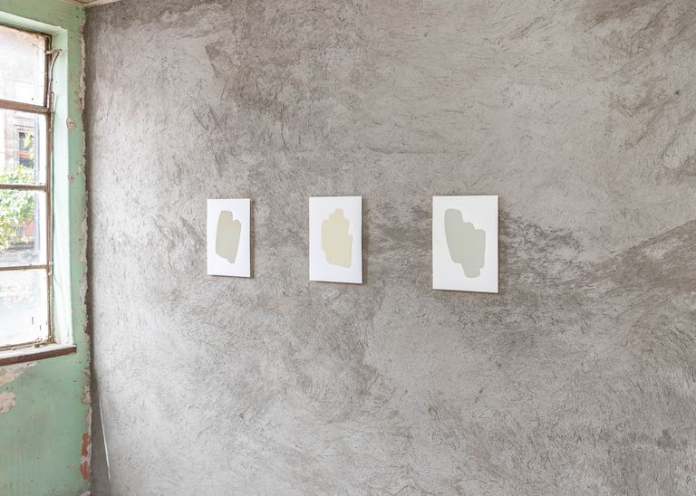 Installation view of Nevus at El Hub, 2025