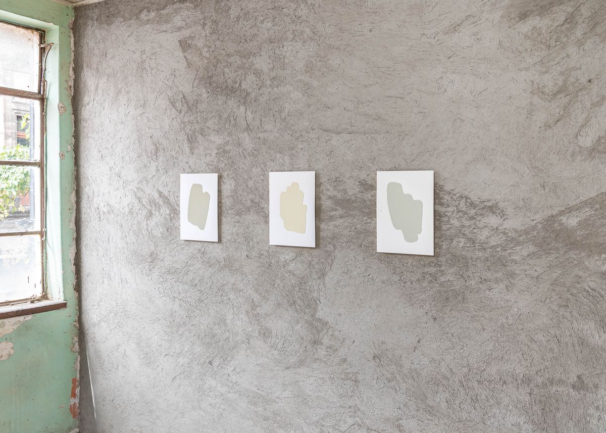 Installation view of Nevus at El Hub, 2025