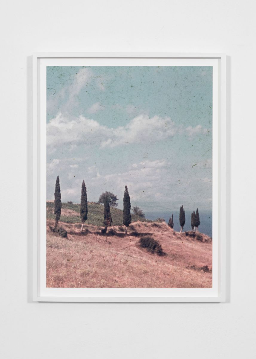 Pigmentdruck mit dem Titel 'Griechenland (Theodor Scheerer, 1941)', 2019, aus der Serie Agfacolor - Detail 1