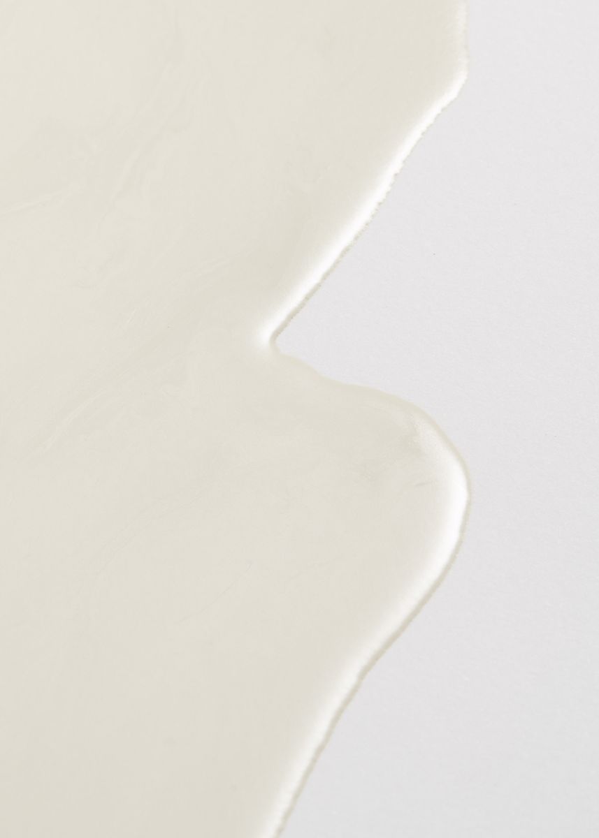 Buttermilk 0221, 2025. Enamel on screen-print paper, 35 x 25 cm. - Detail 1