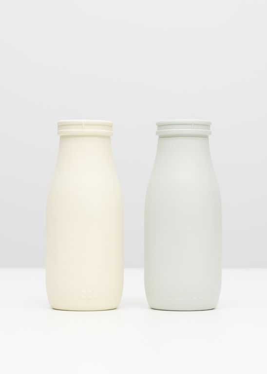Milk Bottles (Buttermilk, Porcelain White), 2025.