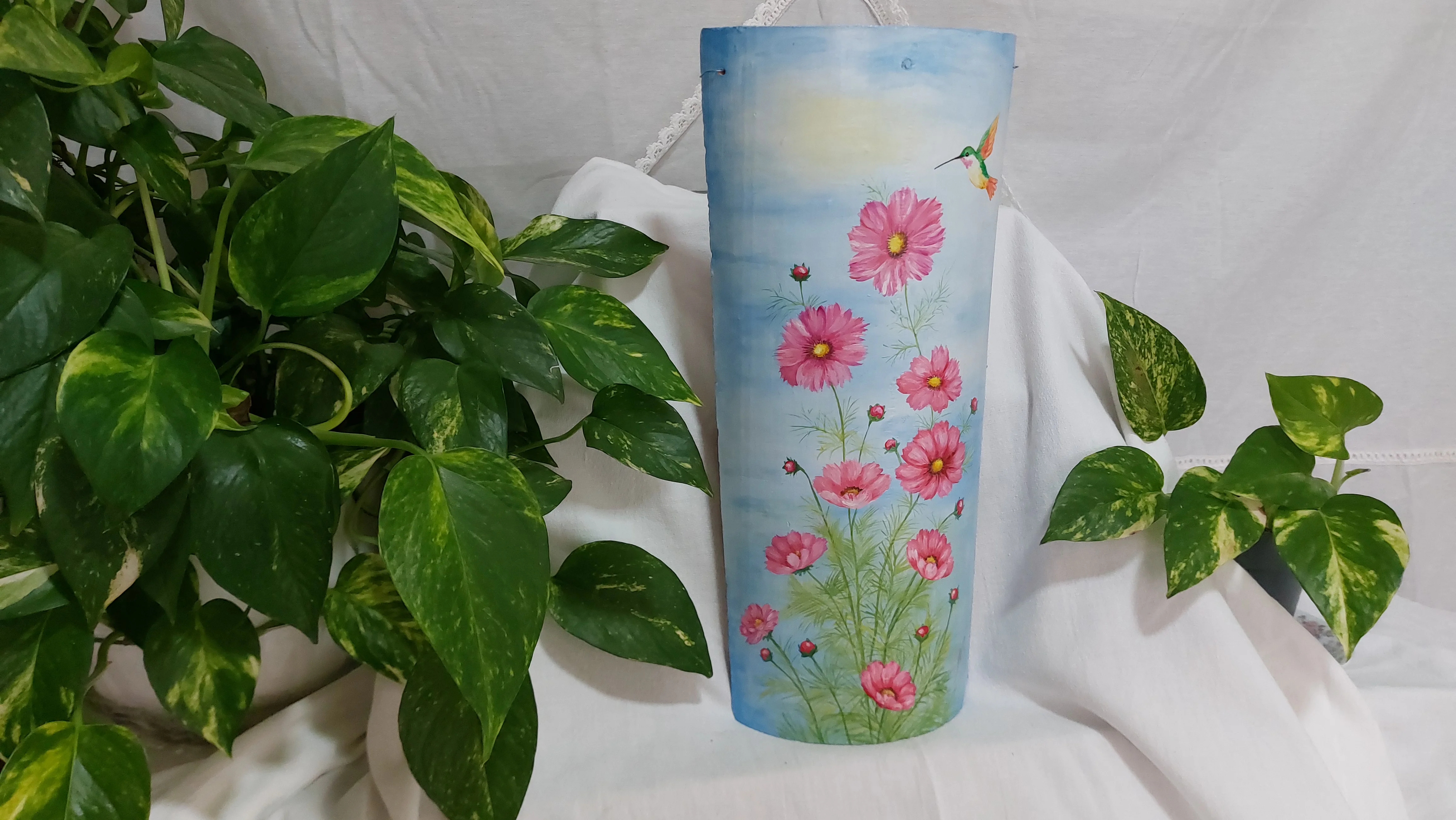 Cosmos y colibrí