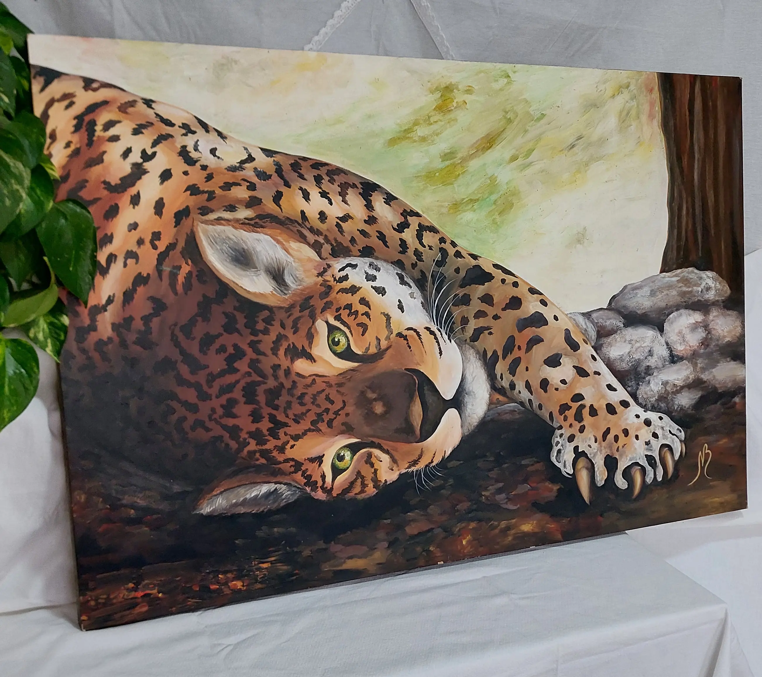 Cuadro leopardo