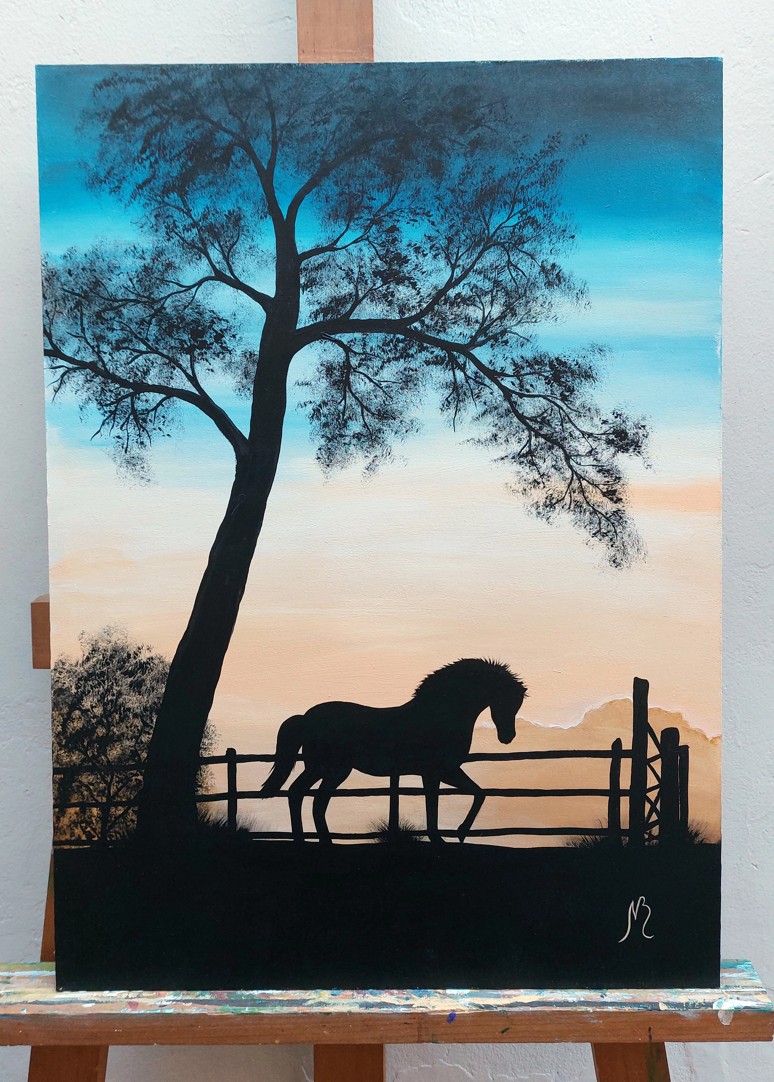 Atardecer en el campo