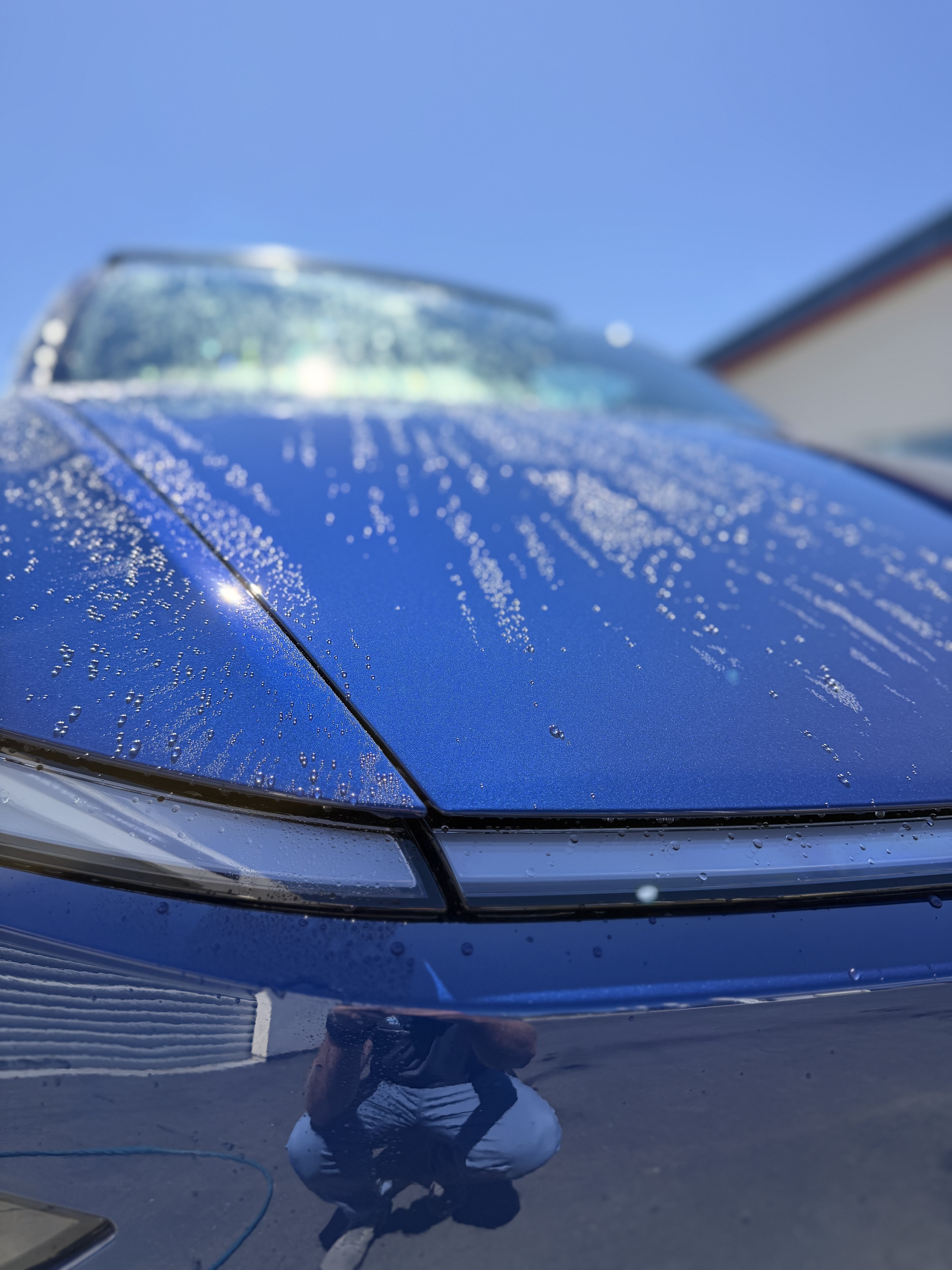 Tesla ceramic coating after result extreme gloss