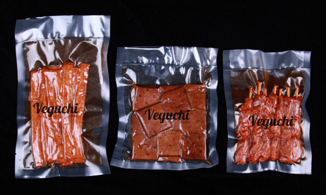Mock meat packaging