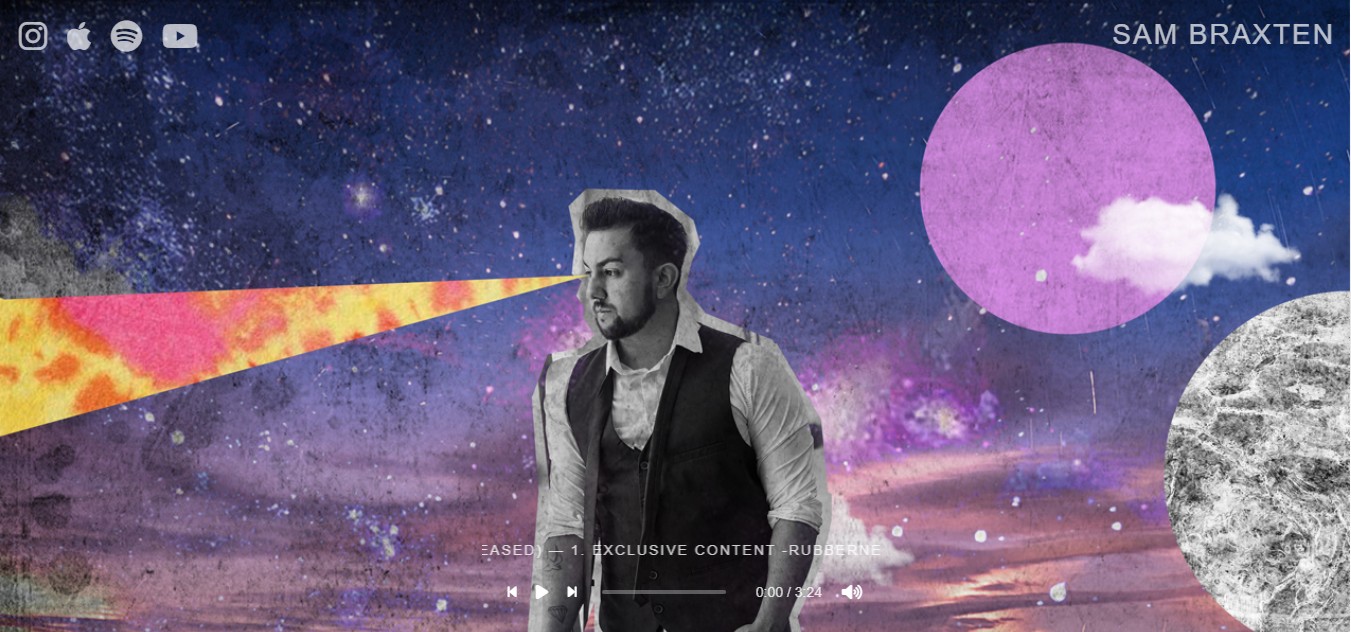 Musician website