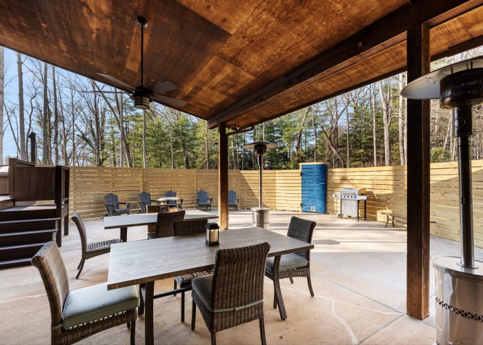 Together Built Farm covered patio with outdoor dining