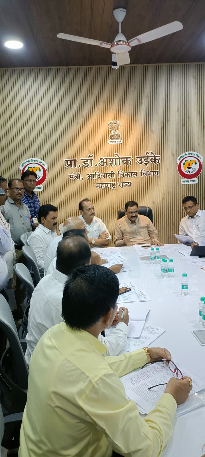 शिक्षकांच्या विविध प्रश्नांबाबत अशोक उईके साहेब, मंत्री, आदिवासी विकास विभाग यांच्याशी बैठक