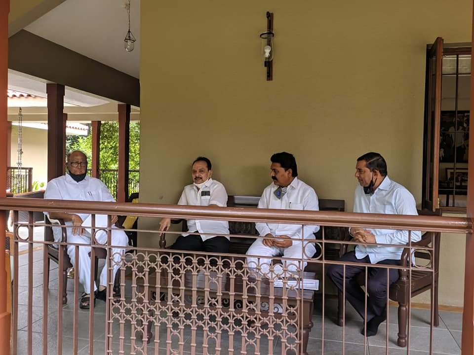 शरदचंद्रजी पवार साहेब यांच्या सोबत
