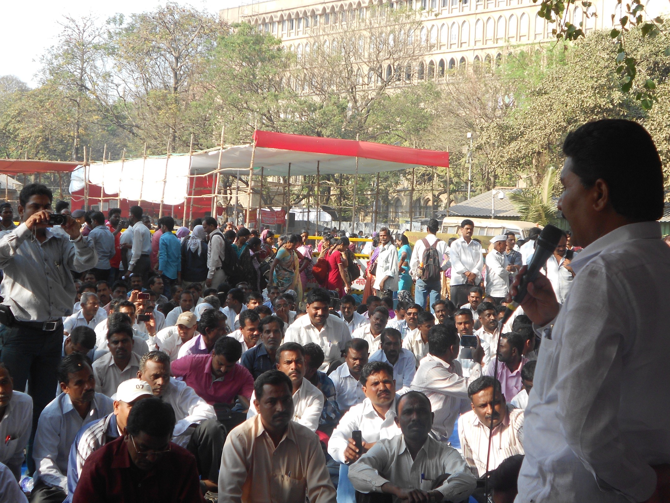 22-06-2013 जुनी पेन्शन आंदोलन आझाद मैदान