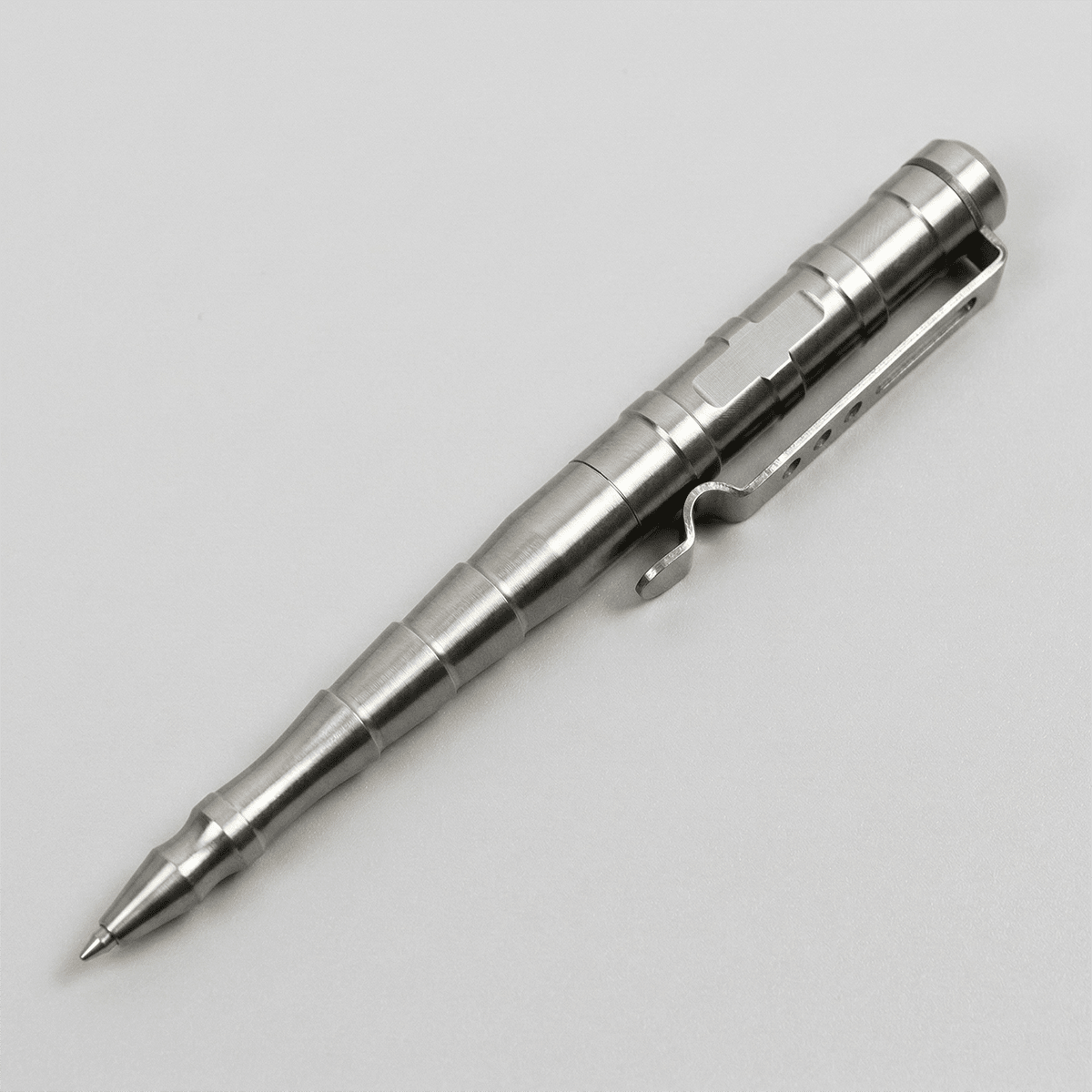 Wischos Gift - Tactical Stainless Steel Pen with Glass Breaker - 316 Stainless Steel - Custom Corporate Gift