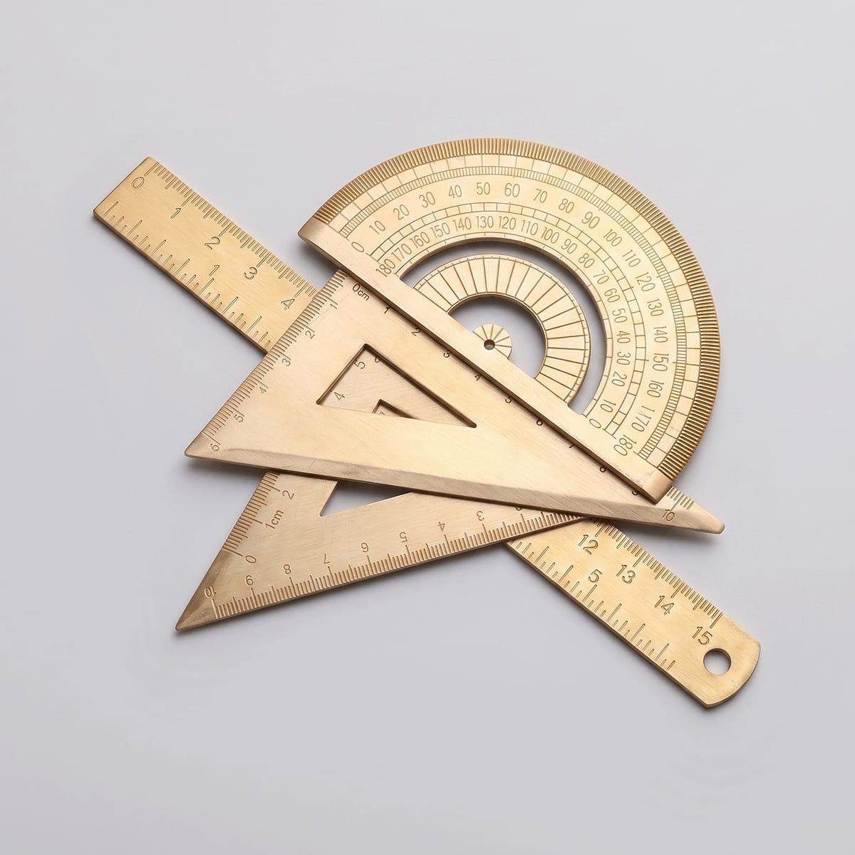Wischos Gift - Solid Brass Measurement Set - Solid H65 brass - Custom Corporate Gift