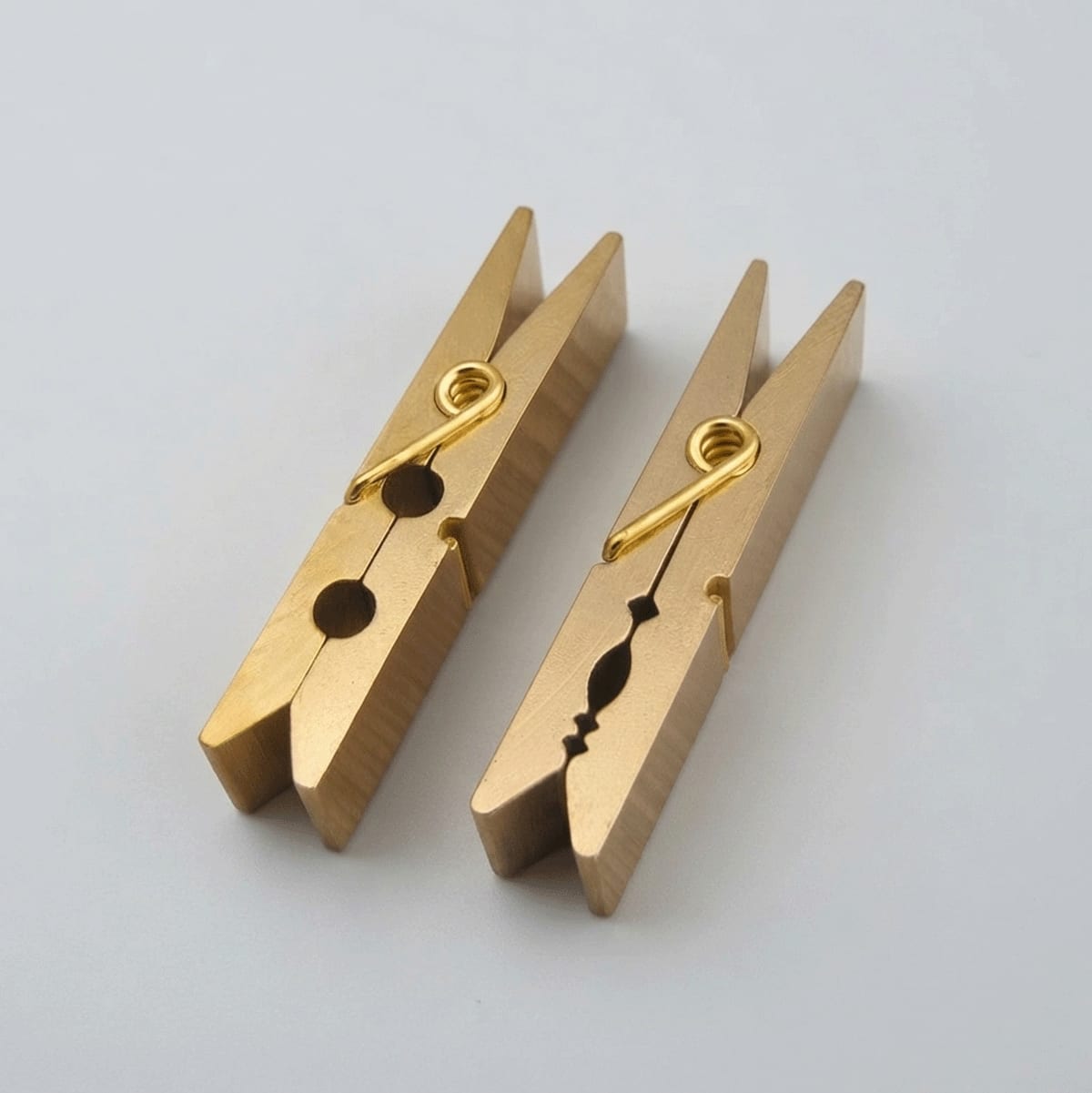 Wischos Gift - Solid Brass Desk Clip - Solid H62 brass - Custom Corporate Gift