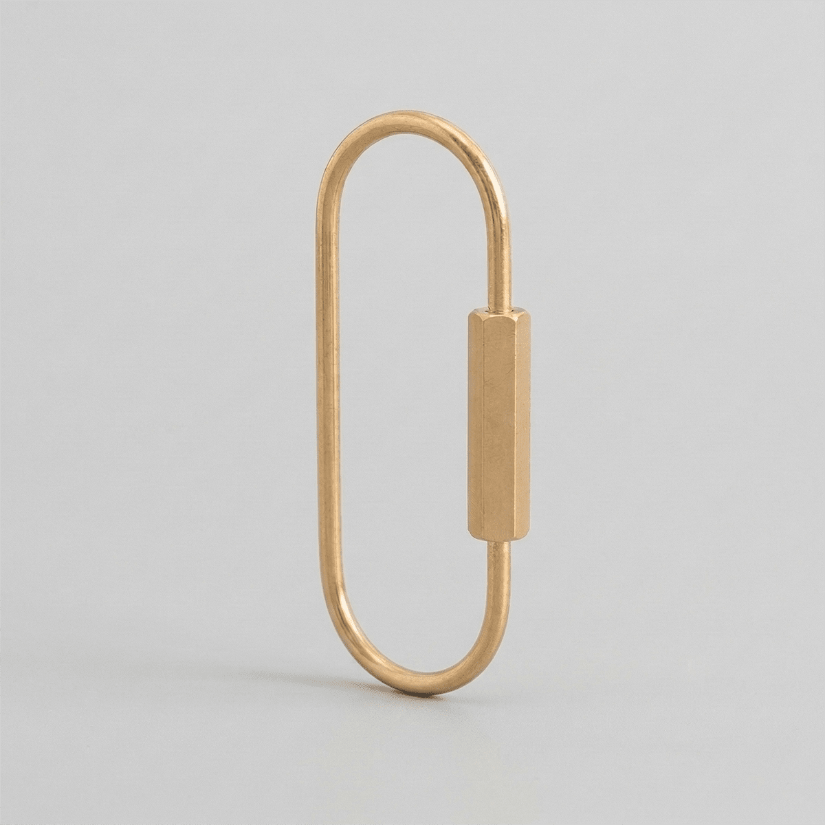 Wischos Gift - Industrial Brass Key Organizer - Aircraft Aluminium - Custom Corporate Gift