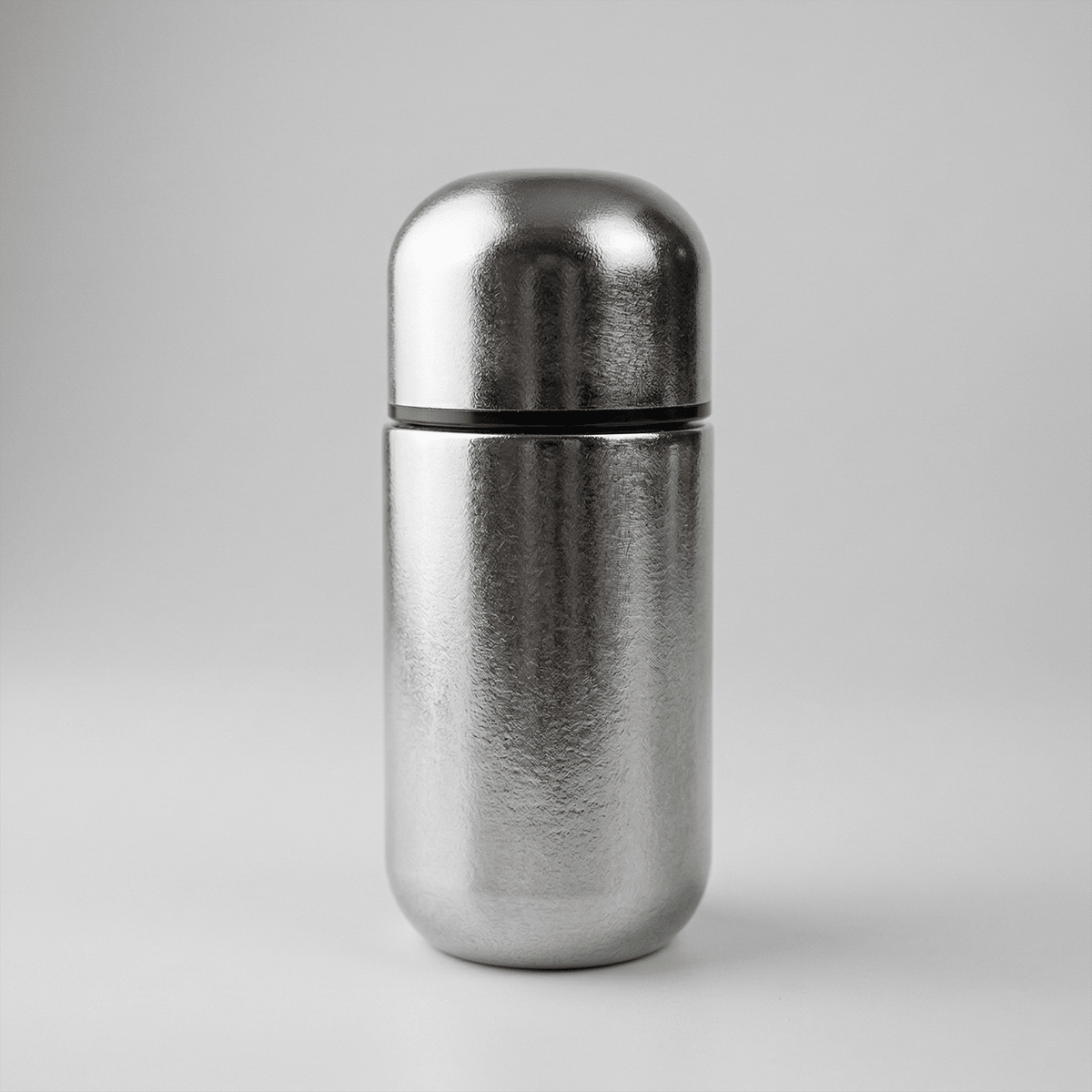Wischos Gift - Pure Titanium Capsule Flask - Pure Titanium - Custom Corporate Gift