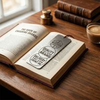 Precision Custom Metal Bookmark - view 8