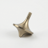 Precision Kinetic Brass Spinning Top - view 1