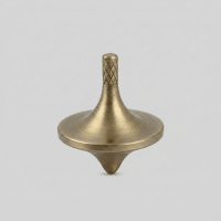 Precision Kinetic Brass Spinning Top - view 2