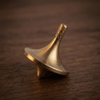 Precision Kinetic Brass Spinning Top - view 6