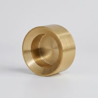 Solid Brass Tealight Holder - view 2