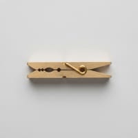 Solid Brass Desk Clip - view 4