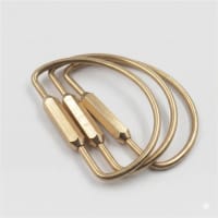 Industrial Brass Key Organizer - view 4