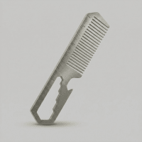 Titanium Anti-Static Beard & EDC Comb Multi-Tool - view 2